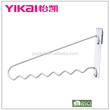 Solid metal hook hanger in triangle shape